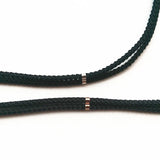 925 Sterling Silver Taiyin Hemp Rope Chain Adjustable Length