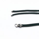 925 Sterling Silver Taiyin Hemp Rope Chain Adjustable Length
