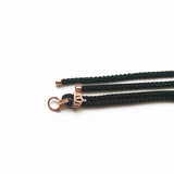 925 Sterling Silver Taiyin Hemp Rope Chain Adjustable Length