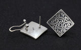 Vintage Lady Cloud Ear Buckle S990 Sterling Silver Jewelry