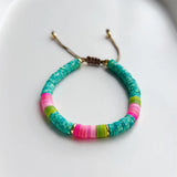 Freshwater Pearl Heishi Bracelet Jewelry for Women Christmas Gift
