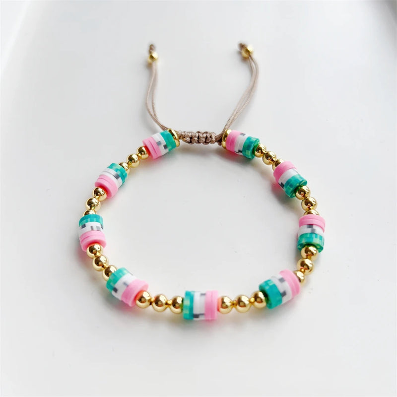 Freshwater Pearl Heishi Bracelet Jewelry for Women Christmas Gift