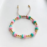 Freshwater Pearl Heishi Bracelet Jewelry for Women Christmas Gift