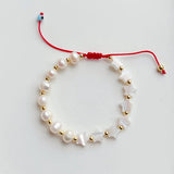KKBEAD Shell Star Bracelet Freshwater Pearl Bracelet for Women