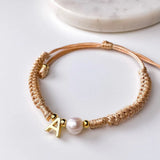 KKBEAD 26 Initial Bracelet Jewelry Plated Letter A~Z Charm Bracelets