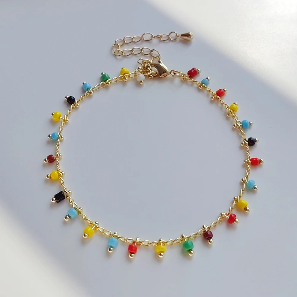 KKBEAD Boho Chain Bracelets Colorful Y2k Accessories for Women
