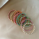 Boho Heishi Disc Beads Bracelet Y2k Jewelry for Women