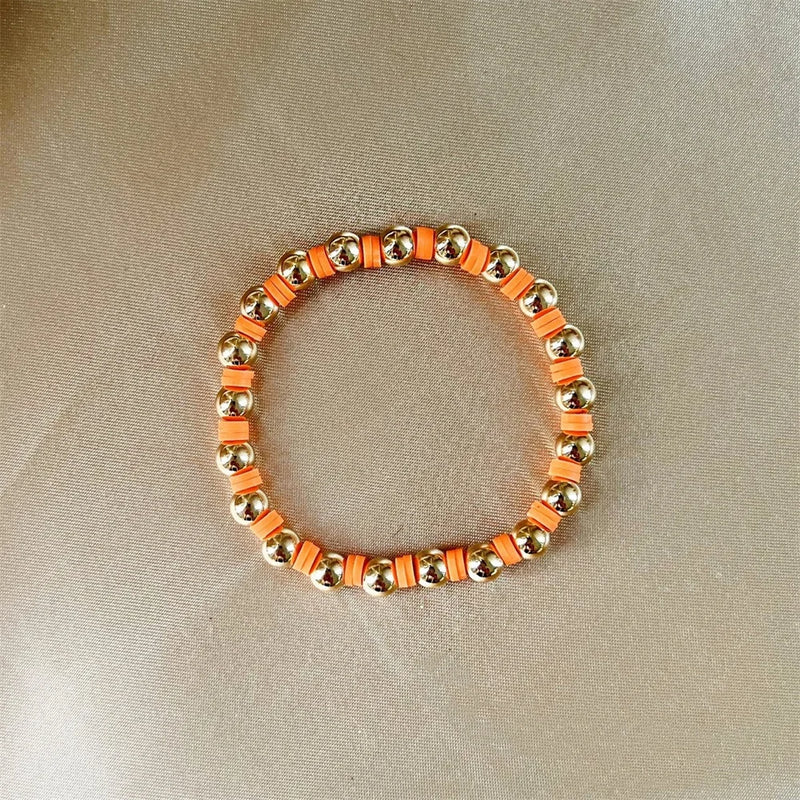 Boho Heishi Disc Beads Bracelet Y2k Jewelry for Women