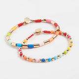 Boho Rainbow Beads Bracelets for Women