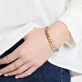 Boho Rainbow Beads Bracelets for Women