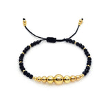 Smile Face Charm Bracelet Set Beaded Crystal Pulseras Femme