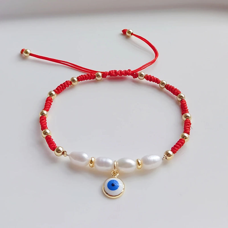 Evil Eye Charm Bracelet Lucky Red String Bracelet