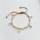 Evil Eye Charm Bracelet Plated Beads Jewelry Y2K Accessories