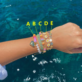 Freshwater Pearls Bracelets Heart Charm Daisy Flower Smile Face Bracelet