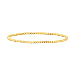 18K Ball Beads Cuff Bracelet for Men Women Statement Jewelry