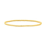 18K Ball Beads Cuff Bracelet for Men Women Statement Jewelry