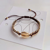 KKBEAD Braided Bracelets for Women Bijoux Beads Shell Bracelet Jewelry