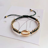 KKBEAD Braided Bracelets for Women Bijoux Beads Shell Bracelet Jewelry