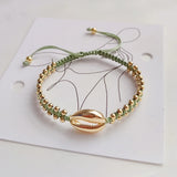 KKBEAD Braided Bracelets for Women Bijoux Beads Shell Bracelet Jewelry