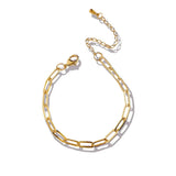 Copper Plated Chain Bracelet Women Jewelry Pulseras Femme