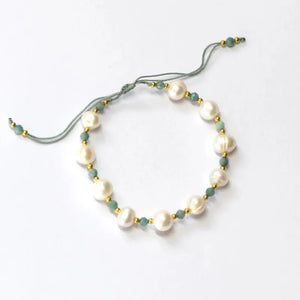 Freshwater Pearl Crystal Friendship Bracelet for Women