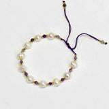 Freshwater Pearl Crystal Friendship Bracelet for Women