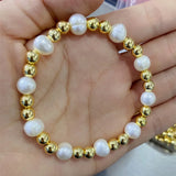 KKBEAD Natural Pearl Bracelet for Woman