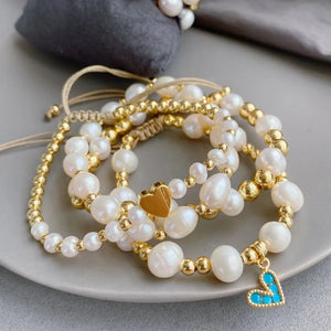 KKBEAD Natural Pearl Bracelet for Woman