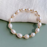 KKBEAD Natural Pearl Bracelet for Woman