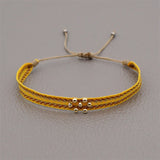 KKBEAD Multi-Color Fabric Cloth Bracelet for Women