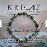 5mm Turquoise Bead Bracelet Vintage Style for Women Men