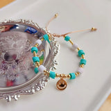 KKBEAD Smile Face Charm Bracelet for Women Girl Gift Polymer Clay Disc Beads