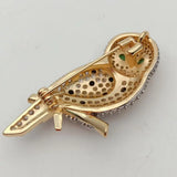 KKGEM Owl Brooch Pin - Bird CZ Brooch for sweater