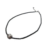 KKGEM Spinel Pearl Crystal Pave Necklace Gemstone Jewelry