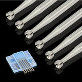 KKXZ 6pcs Tungsten Steel Engraving Carving End Mill Router Bit