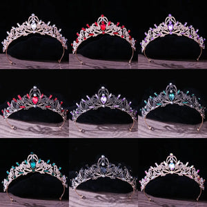 Vintage Rhinestones Crystal Tiaras Bridal Headpiece