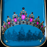 18 Colors Princess Crystal Tiaras Crowns Headband Kid Girls Love Bridal Prom Cro