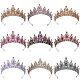 18 Colors Princess Crystal Tiaras Crowns Headband Kid Girls Love Bridal Prom Cro