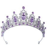18 Colors Princess Crystal Tiaras Crowns Headband Kid Girls Love Bridal Prom Cro