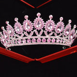Baroque Rhinestone Beaded Headband Tiara Bride Crown Wedding Hair Ornaments