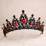 Baroque Retro Bridal Crystal Tiaras Crowns for Wedding Hair Accessory