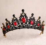 Baroque Retro Bridal Crystal Tiaras Crowns for Wedding Hair Accessory