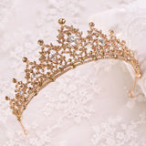Baroque Retro Bridal Crystal Tiaras Crowns for Wedding Hair Accessory