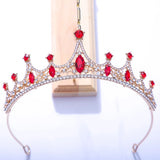 Crystal Rhinestone Tiara Crown Bridal Wedding Head Jewelry