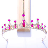 Crystal Rhinestone Tiara Crown Bridal Wedding Head Jewelry