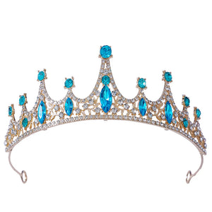 Crystal Rhinestone Tiara Crown Bridal Wedding Head Jewelry