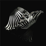 Crystal Wings Wide Bangles Rhinestone Bracelet Jewelry