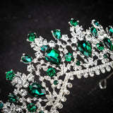 European Crystal Princess Queen Crowns Bridal Wedding Tiaras