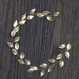 Silver Leaf Headbands Wedding Hair Accessories Women Hair Jewelry