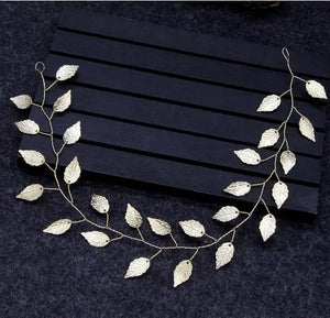Bridal Headband Leaves Hairband Women Head Ornament Ladies Jewelry